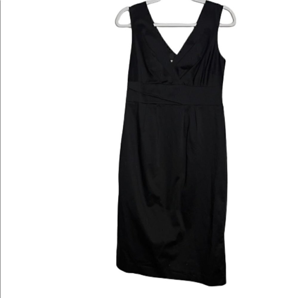 Boden Classic Black Smart Shift Dress Sleeveless